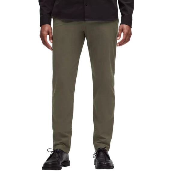 Lululemon ABC Classic Fit 5 Pocket Pant Warpstreme Mens 31 Olive Green Business - Picture 1 of 10